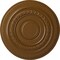 Ekena Millwork Oldham Ceiling Medallion (Fits Canopies up to 8 5/8"), Hand-Painted Smokey Topaz, 18"OD x 1 1/4"P CM18OLSTF - alternate 1